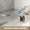 60" x 72" Sliding Shower Door Aluminum Frame 6mm Tempered Glass with Safety Film
